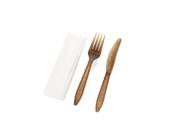Sustainable Agave-Based Knife & Fork Kit
