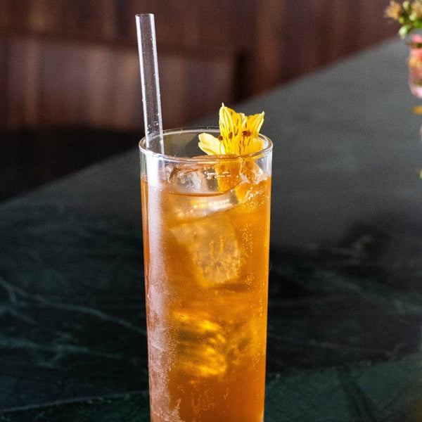 Sustainable Clear Agave-Based Straws (Wrapped)
