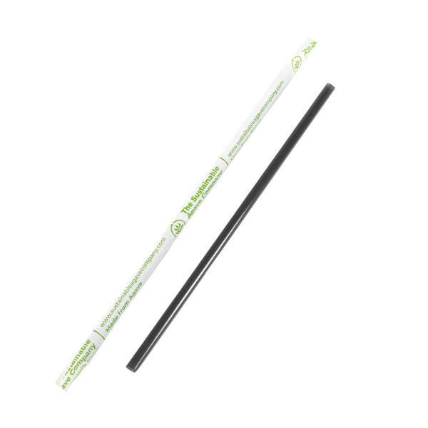 Sustainable Agave-Based Straws (BLACK)
