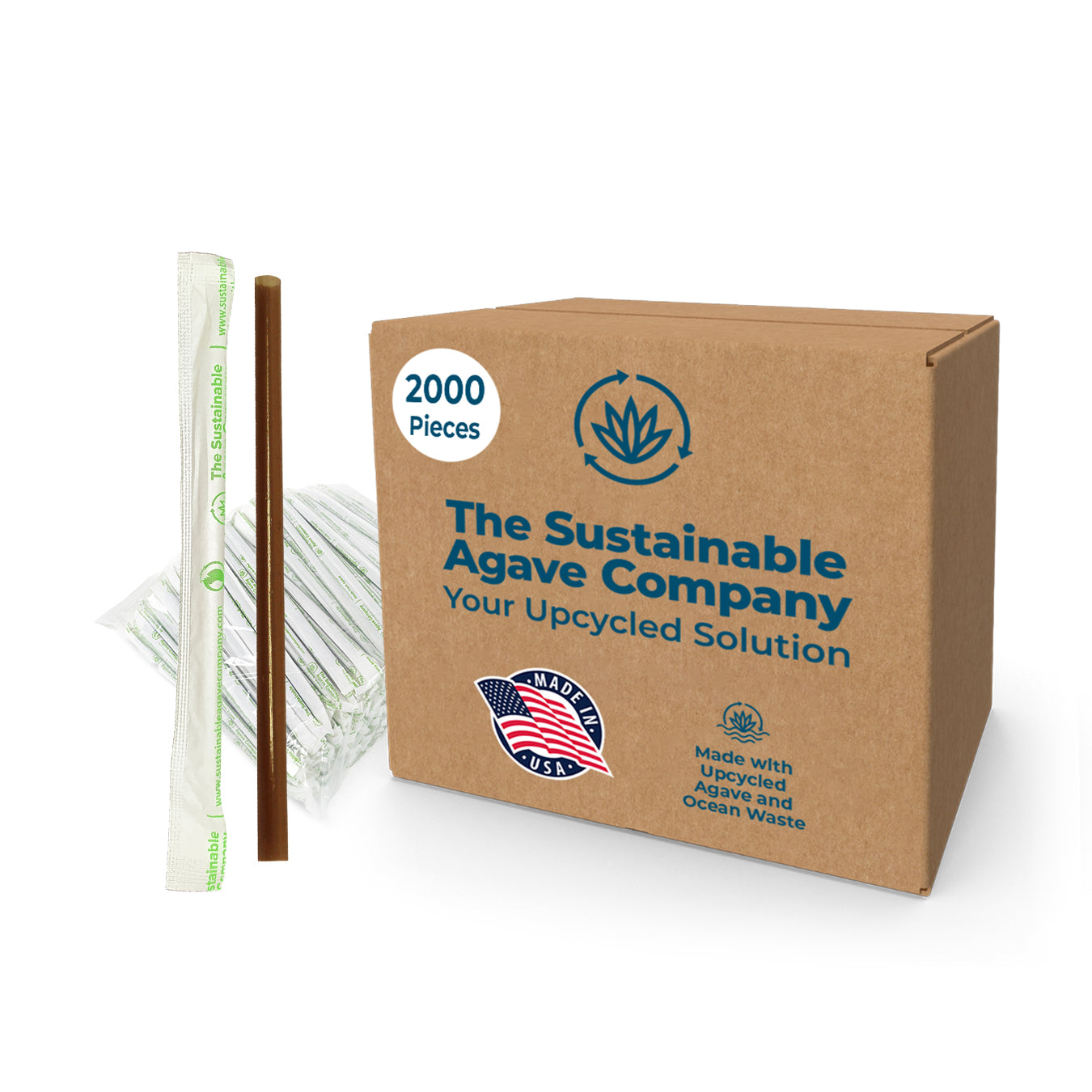 OceanKind - Recycled Ocean Plastic-Based Straws - Sustainable Agave Ltd