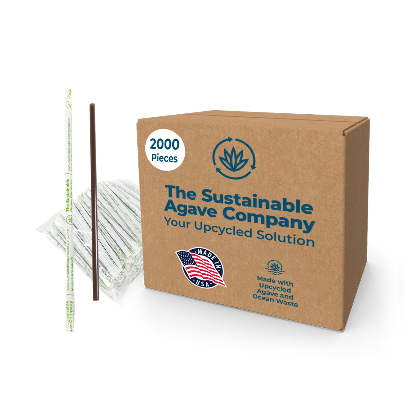 OceanKind - Recycled Ocean Plastic-Based Straws - Sustainable Agave Ltd