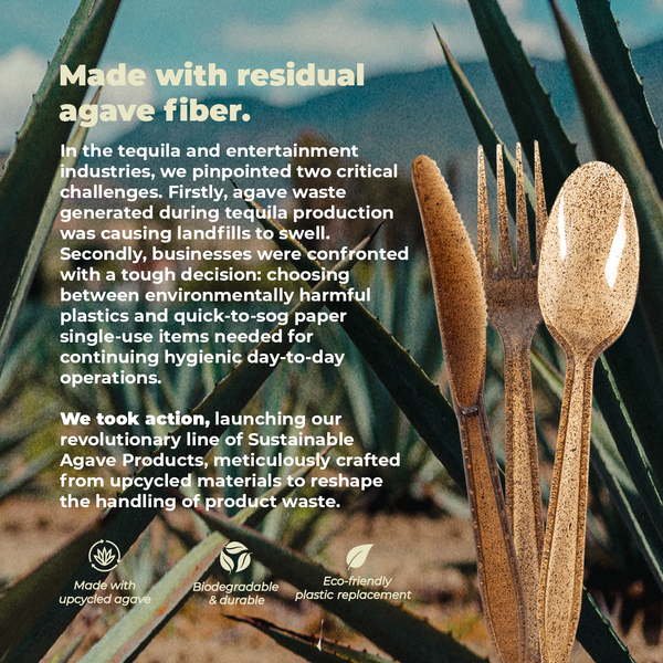 Brown Agave Cutlery Second Infographic
